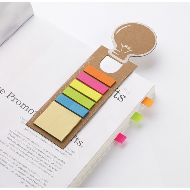 Promotional Bookmark With Sticky Memo Pad - Image 8