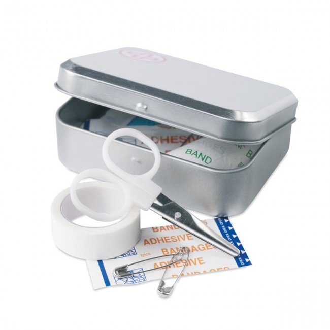 Promotional First aid kit in tin box - Image 3