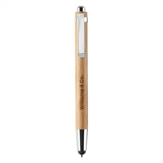 Promotional Ballpen In ABS And Bamboo - Image 3