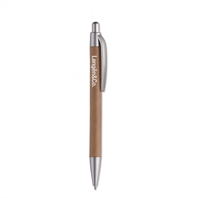 Promotional Carton Barrel Ball Pen - Image 1