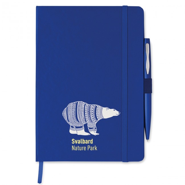 Promotional A5 Notebook With Pen 72 Lined - Image 5