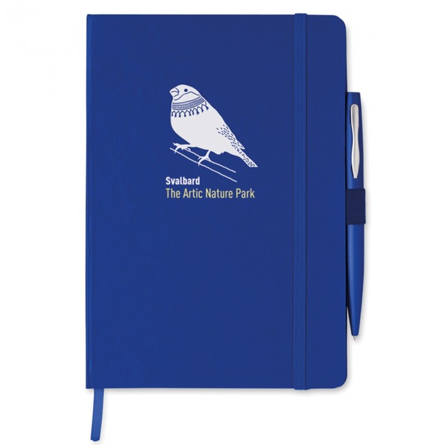 Promotional A5 Notebook With Pen 72 Lined - Image 4