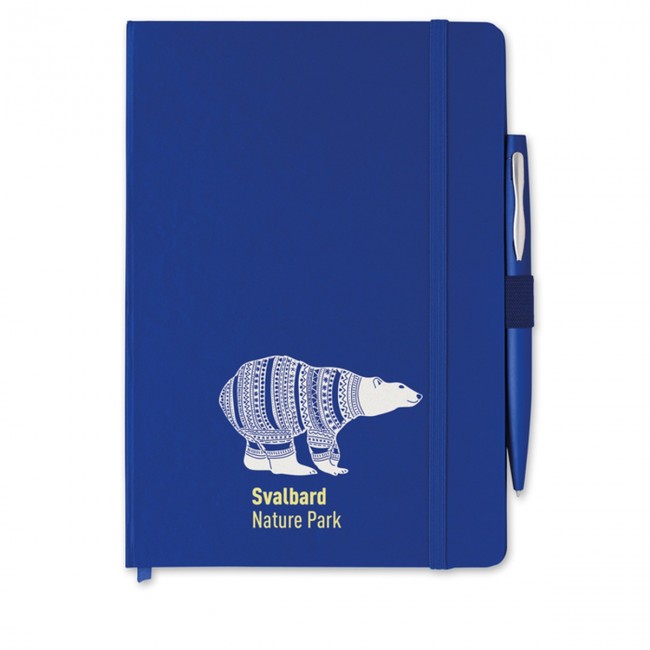 Promotional A5 Notebook With Pen 72 Lined - Image 2