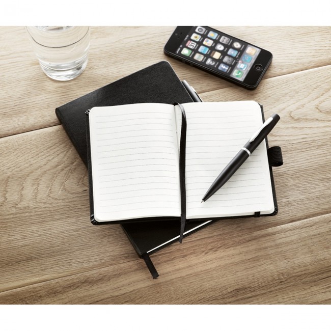 Promotional A6 Notebook With Pen 72 Lined - Image 11