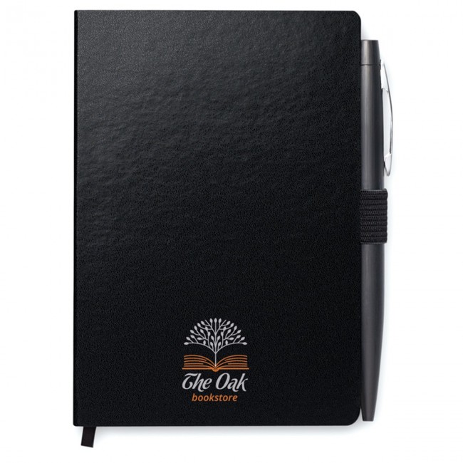 Promotional A6 Notebook With Pen 72 Lined - Image 7