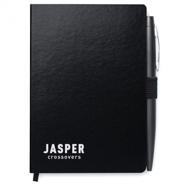 Promotional A6 Notebook With Pen 72 Lined - Image 6