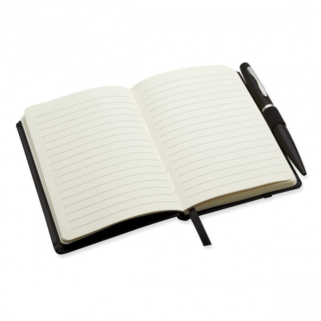 Promotional A6 Notebook With Pen 72 Lined - Image 4