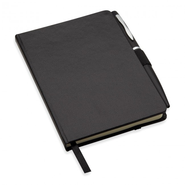 Promotional A6 Notebook With Pen 72 Lined - Image 3