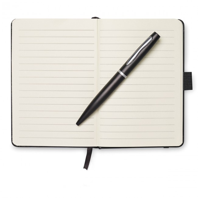 Promotional A6 Notebook With Pen 72 Lined - Image 1