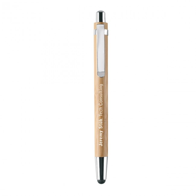 Promotional Bamboo Pen & Pencil Set - Image 5