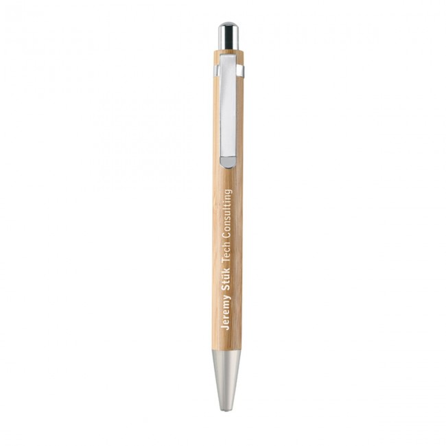 Promotional Bamboo Pen & Pencil Set - Image 7