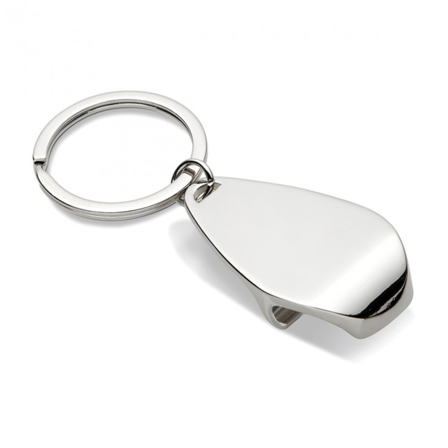 Promotional Metal Bottle Opener Keyring - Image 2