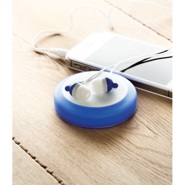 Promotional Earphones in silicone case - Image 9