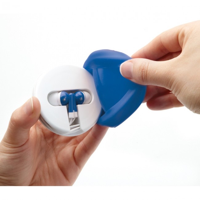 Promotional Earphones in silicone case - Image 6