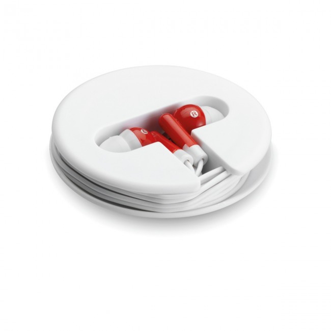 Promotional Earphones in silicone case - Image 5