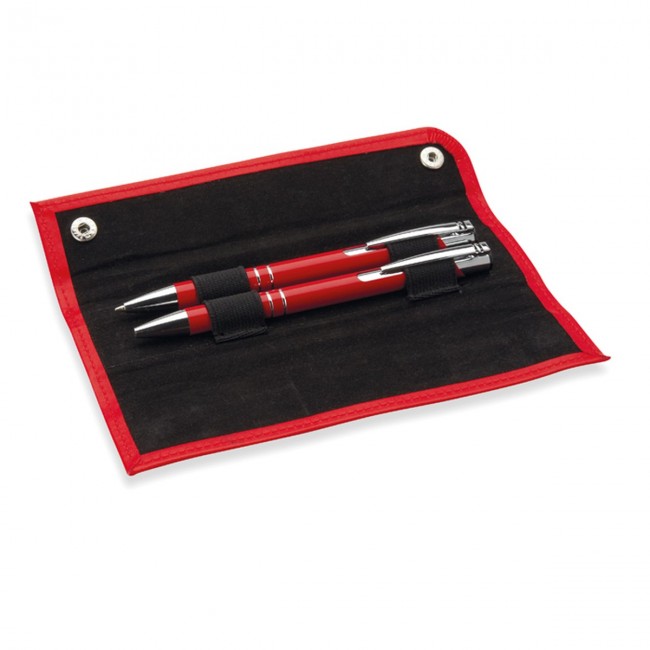 Promotional Pen and pencil set in PU pouch - Image 4