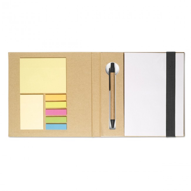 Promotional Notebook With Memo Set & Pen - Image 2