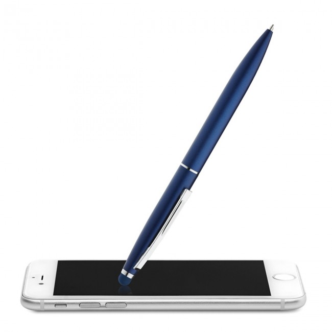 Promotional Twist Type Pen With Stylus Top - Image 1