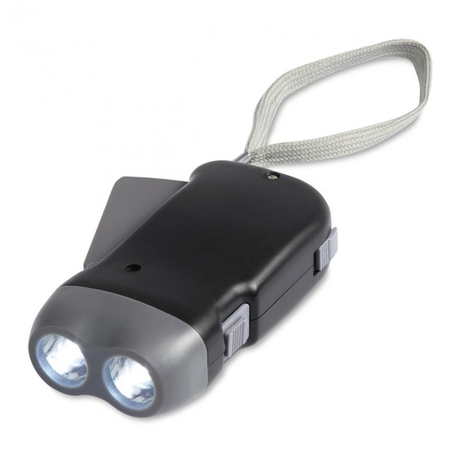 Promotional 2 LED Dynamo Torch - Image 4