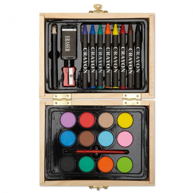 Promotional Painting Set In Wooden Box - Image 5