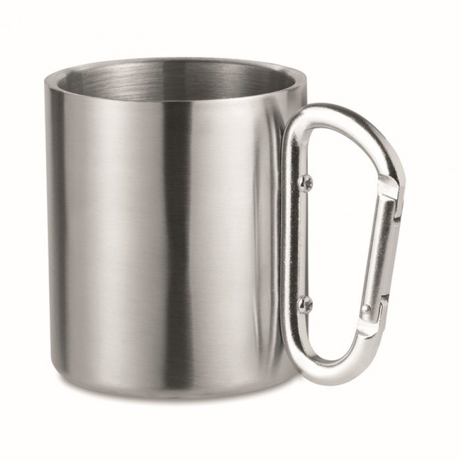 Promotional Metal Mug & Carabiner Handle - Image 1