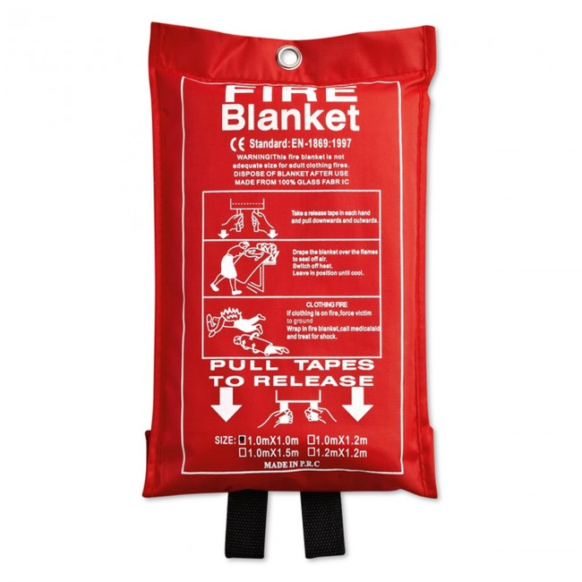 Promotional Fire Blanket In Pouch 100x95cm - Image 4