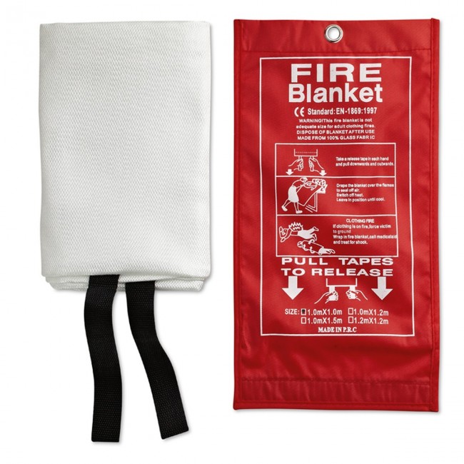 Promotional Fire Blanket In Pouch 100x95cm - Image 1