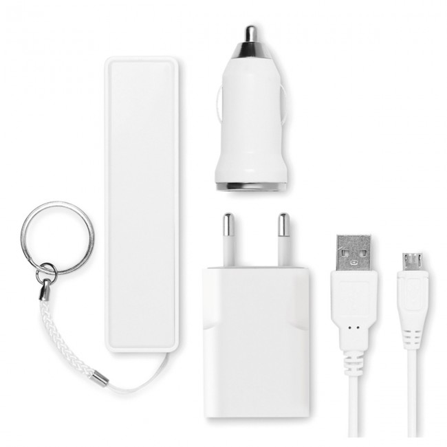 Promotional Powerbank travel set - Image 2