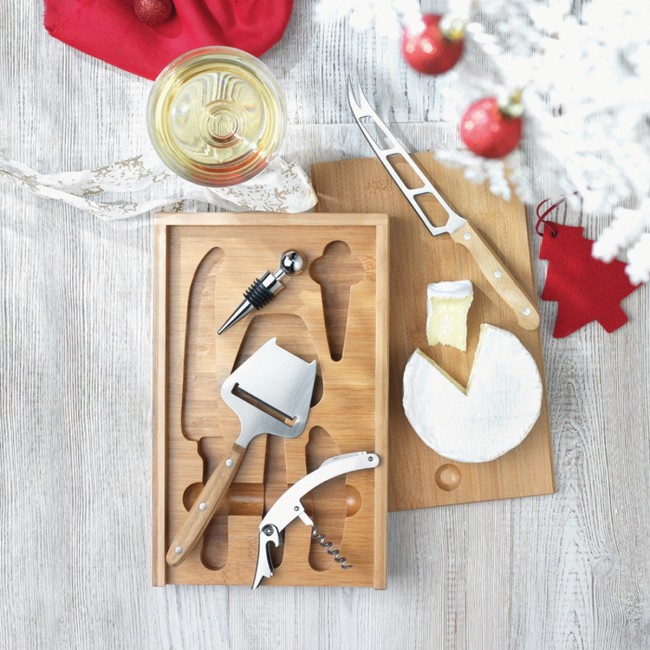 Promotional Cheese & Wine Set - Image 2