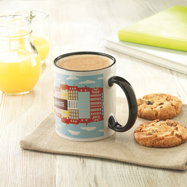 Promotional Coloured Sublimation Mug - Image 4