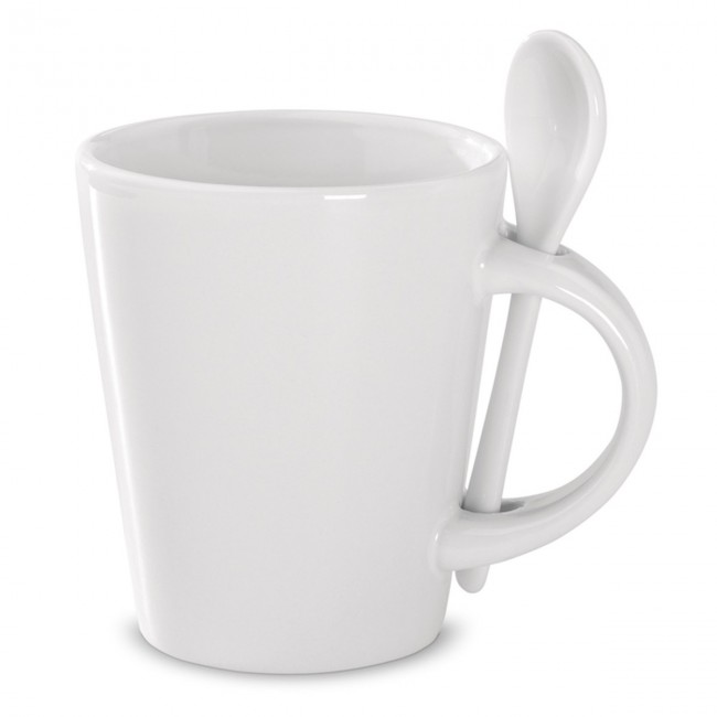 Promotional Sublimation Mug With Spoon - Image 8