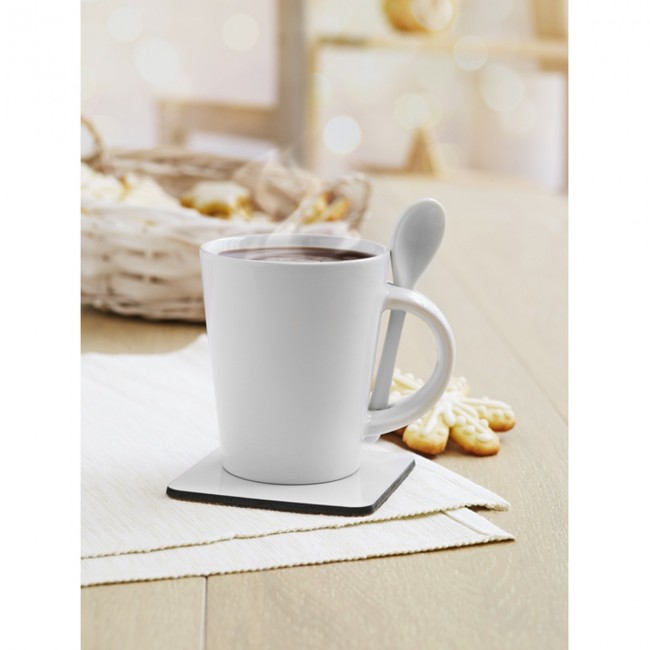 Promotional Sublimation Mug With Spoon - Image 6