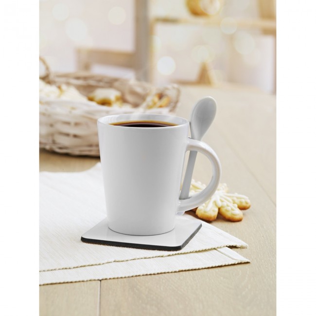 Promotional Sublimation Mug With Spoon - Image 5