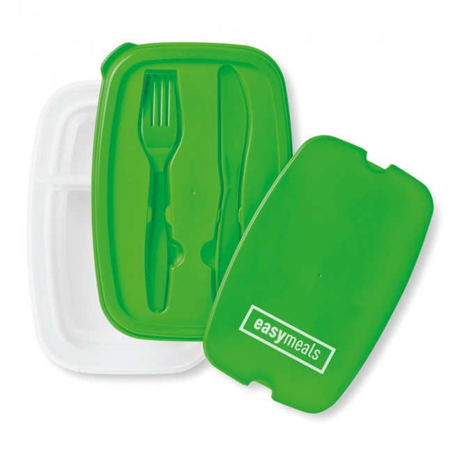 Promotional Lunch box with cutlery set - Image 5