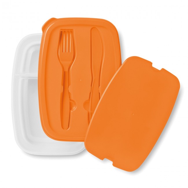 Promotional Lunch box with cutlery set - Image 3