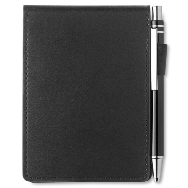 Promotional A7 Notepad In PU Pouch & Pen - Image 5