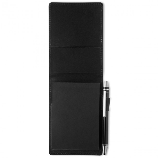 Promotional A7 Notepad In PU Pouch & Pen - Image 3