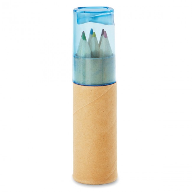 Promotional 6 Coloured Pencils - Image 11