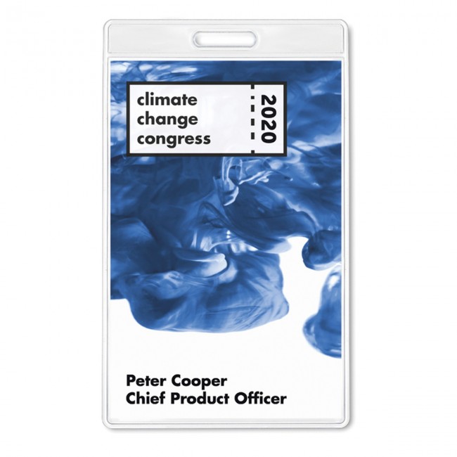 Promotional Transparent Badge 7.5x12.5cm - Image 2