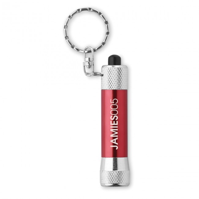 Promotional Aluminium Torch Keyring - Image 2