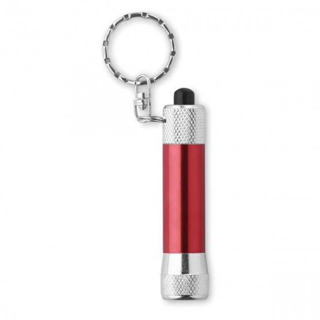 Promotional Aluminium Torch Keyring - Image 1