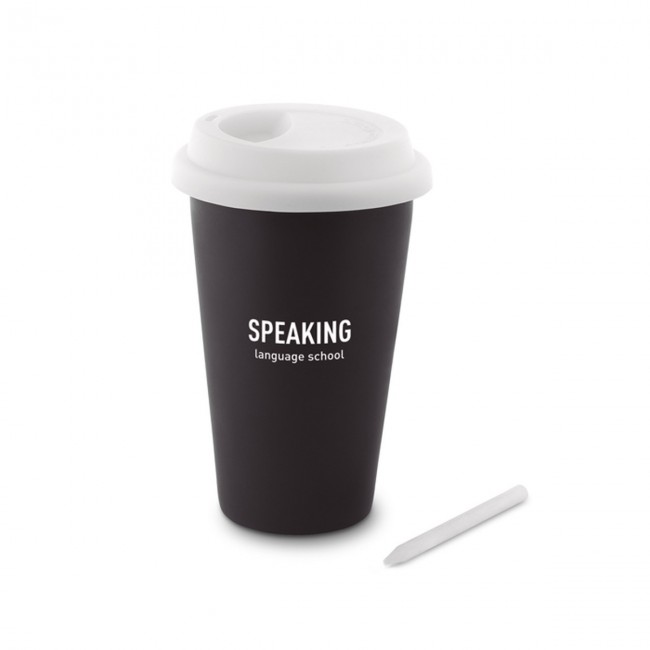 Promotional Chalk tumbler in double wall - Image 1