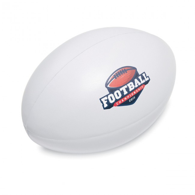 Promotional Anti-Stress PU Rugby Ball - Image 2