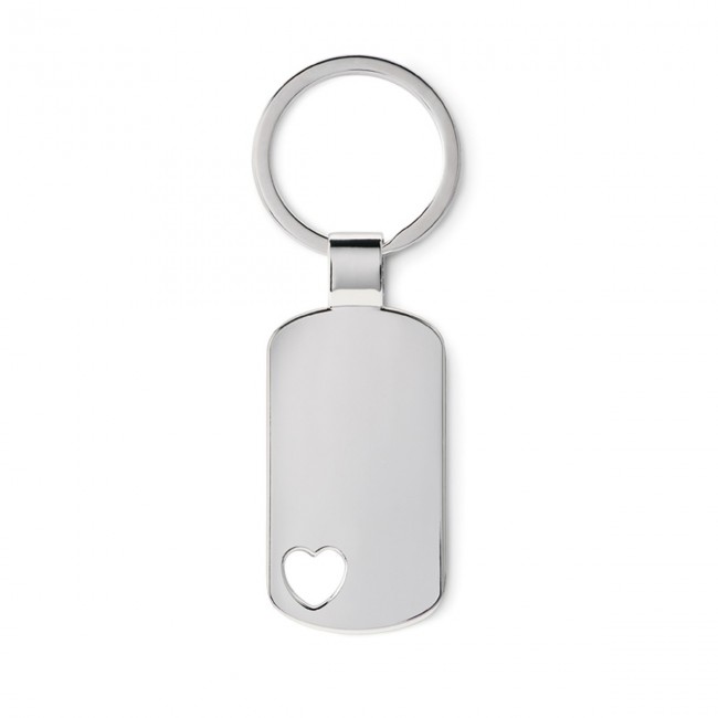 Promotional Keyring With Heart Detail - Image 1