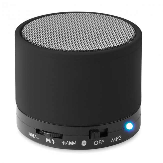 Promotional Round Wireless Speaker - Image 1