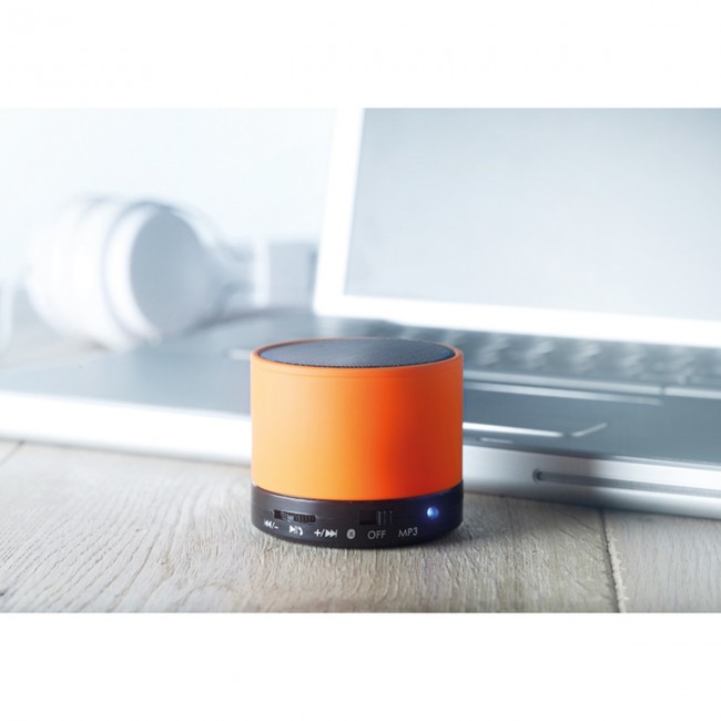 Promotional Round Wireless Speaker - Image 9