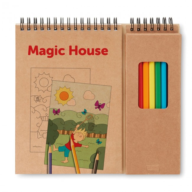 Promotional Colouring Set With Notepad - Image 4