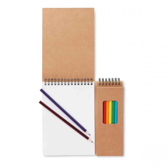 Promotional Colouring Set With Notepad - Image 3