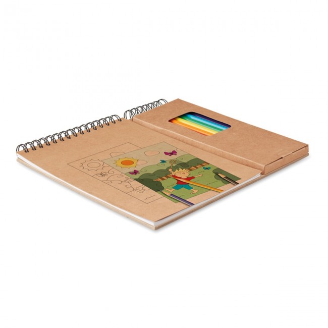 Promotional Colouring Set With Notepad - Image 2