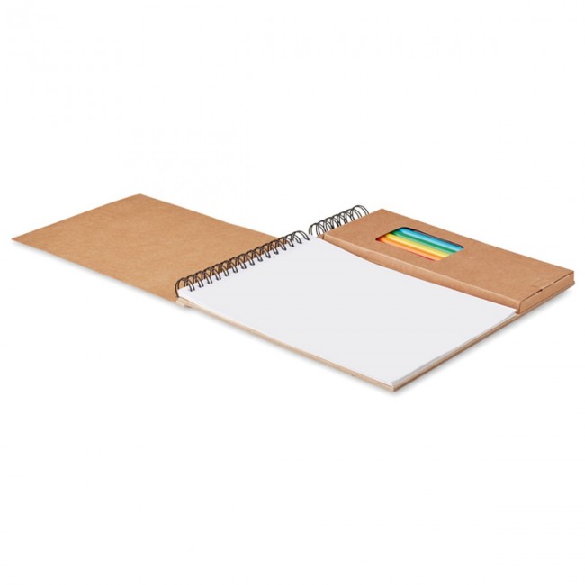 Promotional Colouring Set With Notepad - Image 1